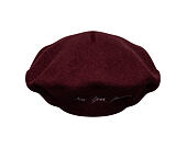 Dámský Baret New Era - MLB Wool Script Beret - NY Yankees - Burgundy