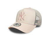 Dětská Kšiltovka New Era - MLB League Essential 9FORTY A-Frame Trucker - NY Yankees - Blush Pink