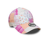 Dětská Kšiltovka New Era - MLB Patchwork 9TWENTY - NY Yankees - Blush Pink / Fuchsia