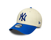 Dětská Kšiltovka New Era - MLB Essential 9FORTY - NY Yankees - Cream / Blue