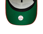 Kšiltovka New Era - MLB Wordmark Suede 9FORTY A-Frame - NY Yankees - Cream / Warm Flame