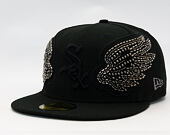 Kšiltovka New Era - MLB Tonal Wing 59FIFTY - Chicago White Sox - Black