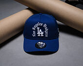 Kšiltovka New Era - MLB Wordmark 9FORTY A-Frame Trucker - LA Dodgers - Royal