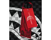 Taška Sprayground - Black And White Drip Check Shark Tote