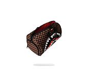 Taška Sprayground - Sharks In Paris Wtf Bubble Brown Check Duffle