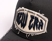 Kšiltovka New Era - Branded Distressed Patch 9FORTY A-Frame Trucker - Steel