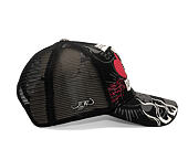 Kšiltovka Ed Hardy - Unisex Live Fast Love Hard 5 Panel Trucker Cap - Black