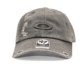Kšiltovka Oakley - ‘47 Reserve Distressed Cap - Granite Gray