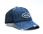Kšiltovka Von Dutch - Baseball - Striped Corduroy Patch - Navy