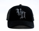 Dámská Kšiltovka Von Dutch - Baseball - Velvet Rhinestone Logo - Black