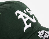 Kšiltovka '47 Brand - MLB Clean Up - Oakland Athletics - Green