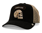 Kšiltovka Goorin - Cancelled Denim Rocker - Skull - Black Denim