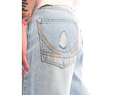 Kalhoty Karl Kani - OG Distressed Straight Leg Jeans - Blue