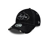 Dámská Kšiltovka New Era - Branded Distress 9TWENTY A-Frame - Black
