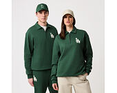 Mikina New Era - MLB Quarter Zip - LA Dodgers - Cilantro Green