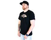 Triko New Era NFL Team Logo Baltimore Ravens Black