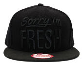 Kšiltovka New Era Sorry I'm Fresh Black Snapback