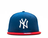 Dětská Kšiltovka New Era League Basic New York Yankees Royal/Scarlet Snapback Youth