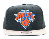 Kšiltovka Mitchell & Ness Heather Profile New York Knicks Snapback
