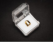 Pozlacený zub King Ice Gold Single Grill Tooth Cap Top