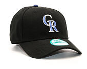 Kšiltovka New Era The League Colorado Rockies Black 9FORTY Strapback