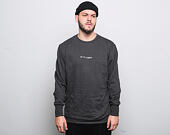 Mikina Pink Dolphin Classic Crewneck Charcoal