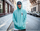 Mikina s kapucí Pink Dolphin 8 Ball Hoodie Aqua