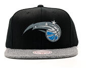 Kšiltovka Mitchell & Ness Fuzz 2 Tone Orlando Magic Black/Grey Heather Snapback