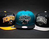 Kšiltovka Mitchell & Ness Team Arch San Jose Sharks Teal/Black Snapback