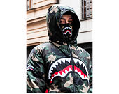 Oboustranná péřová zimní bunda Sprayground Shark Mouth Reversible Camo