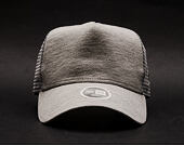 Dámská kšiltovka New Era Jersey Trucker 9FORTY Grey Snapback