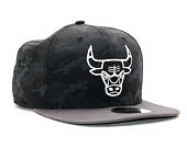 Kšiltovka New Era Camo Chicago Bulls 9FIFTY Black Camo/Grey Snapback