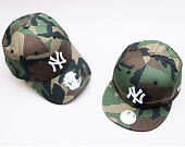Dámská Kšiltovka New Era League Essential New York Yankees 9FIFTY Woodland Camo Snapback