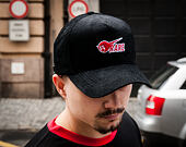 Kšiltovka Pink Dolphin Rare Corduroy Structured Black Zipback