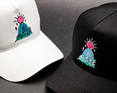 Kšiltovka Pink Dolphin Tombstone 5-Panel Structured Black Snapback