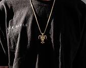 Pozlacený Řetízek na krk King Ice The 14K Gold Harley Quinn Necklace from Suicide Squad