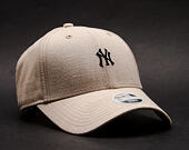 Dámská Kšiltovka New Era Linen Small Logo New York Yankees 9FORTY Camel Strapback
