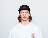 Kšiltovka HUF Apparel Cap Triple Triangle Trucker Black Snapback