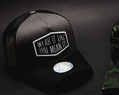 Kšiltovka UPFRONT Skate Baseball Trucker Grey/Black Snapback