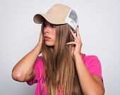 Dámská Kšiltovka New Era Women Felt Trucker 9FORTY Stone Snapback