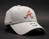 Dámská Kšiltovka New Era Jersey Essential Atlanta Braves 9FORTY Gray/Blush Strapback