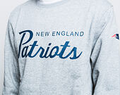 Mikina New Era Team Apparel Crewneck New England Patriots Light Grey Heather