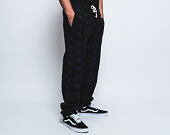 Tepláky Champion Elastic Cuff Pants Mini Logo Print Black