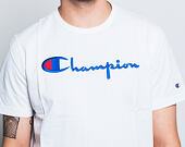 Triko Champion Crewneck T-Shirt Classic Logo White 210972 WW001 WHT