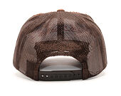 Kšiltovka Mitchell & Ness Long Hair Suede Trucker Brown Snapback