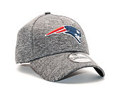 Kšiltovka New Era Shadow Tech New England Patriots 9FORTY Grey Heather Strapback