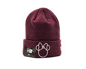 Dětský Kulich New Era Disney Knit Minnie Mouse Youth Frosted Burgundy