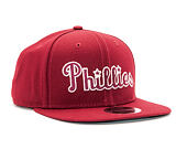 Kšiltovka New Era Classic Script Philadelphia Phillies 9FIFTY Cardinal Snapback