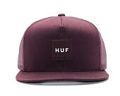 Kšiltovka HUF Box Logo Trucker Plum Snapback