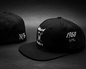 Kšiltovka New Era Silver and Black Attack Oakland Raiders 59FIFTY Black Fitted Cap